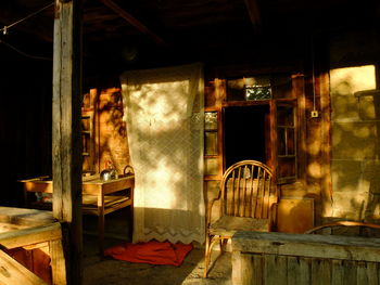 Interior of abandoned room