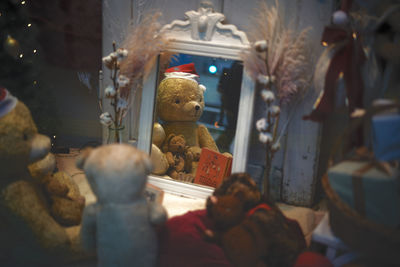 Statue of toy in store