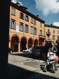 View of buildings along street