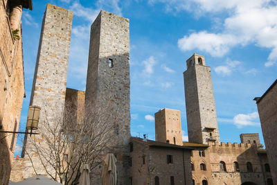 San gimignano is a small medieval hill town in tuscany famous for its towers, italy
