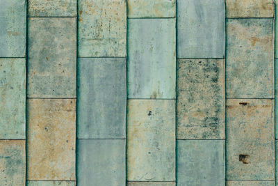 Full frame shot of old wooden wall