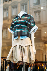 Rear view of woman standing outdoors