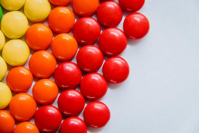 High angle view of tomatoes