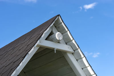 Low angle view of building against sky