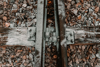 Close-up of old weathered wall