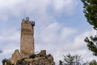 Penella castle, in alicante, spain.