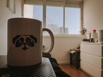 Close-up of coffee on table