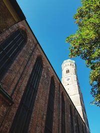 Low angle view of building against sky