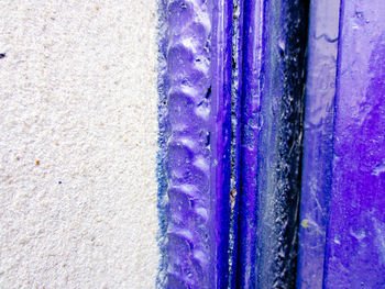 Full frame shot of purple wall