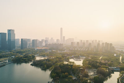 Buildings in city