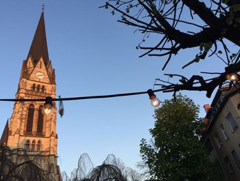 Low angle view of church