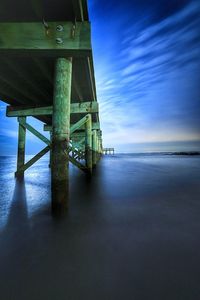 Bridge over sea