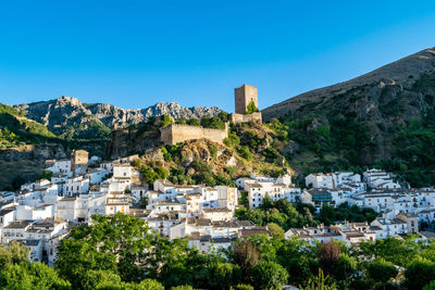 An amazing view of the practically the whole town of cazorla in southern spain 