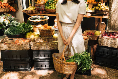 Vegetables for sale at market