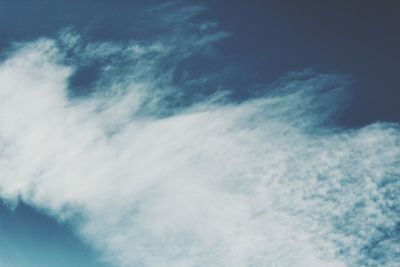 Low angle view of cloudy sky