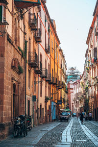 Street amidst buildings in city