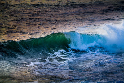 Scenic view of sea waves