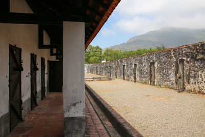 View of historical building against cloudy sky