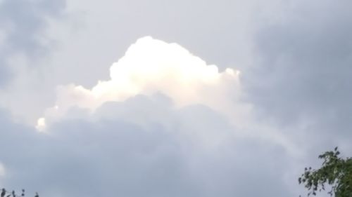 Low angle view of clouds in sky