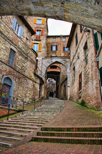 Low angle view of old building