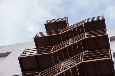 Low angle view of building against sky