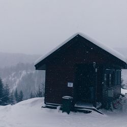 Snow covered field