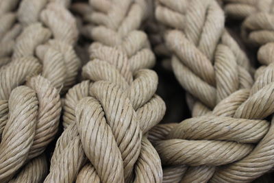 Full frame shot of ropes