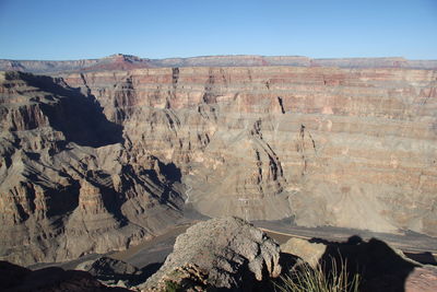 Scenic view of rocky mountains at grand canyon national park