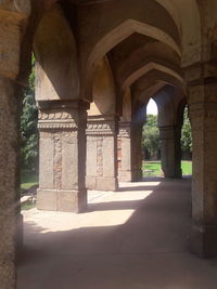 Corridor of historic building