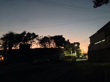 Road at sunset