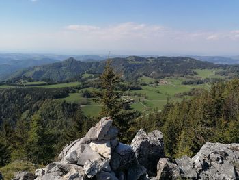 Scenic view of landscape against sky