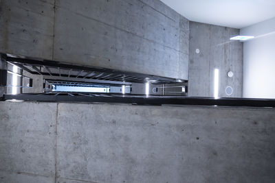 Interior of illuminated building