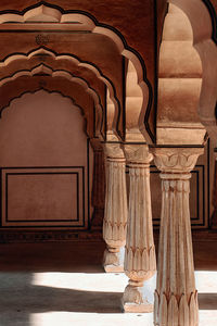 Exterior of historic building in jaipur, india