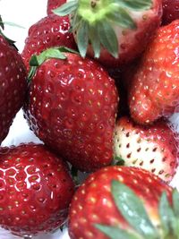 Close-up of strawberries