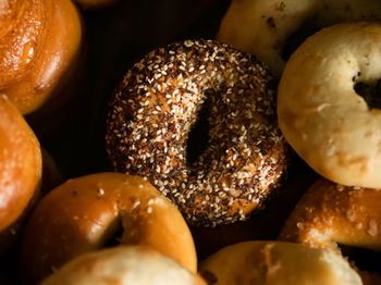 Close-up of bread on table