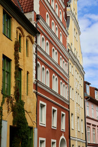 Low angle view of residential building