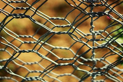 Close-up of chainlink fence