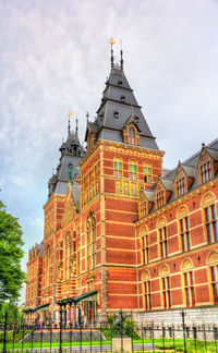 Low angle view of building against sky