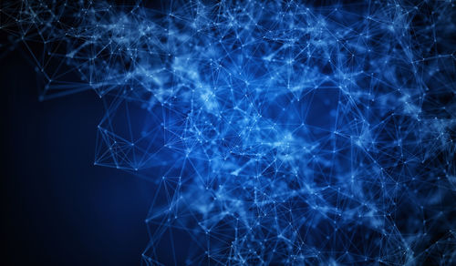 Digital composite image of computer networks