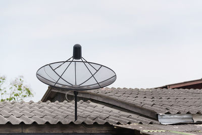 Low angle view of traditional building against sky