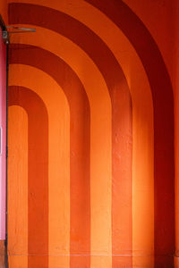 Full frame shot of orange wall