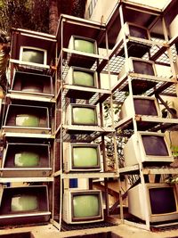 Low angle view of old building