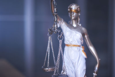 Close-up of lady justice