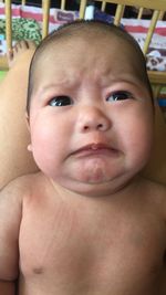 Portrait of cute baby