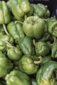 Full frame shot of vegetables at market stall