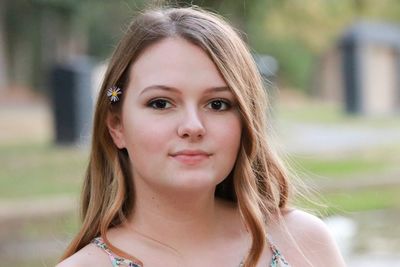 Portrait of teenage girl