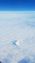 Scenic view of cloudscape during winter
