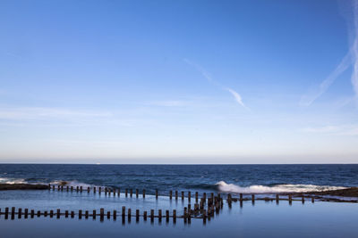 Natural pool on the coast of santa maría de guía, gran canaria, canary islands.