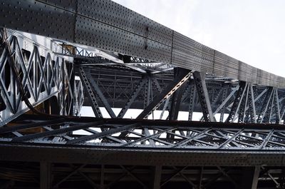 Low angle view of bridge against sky