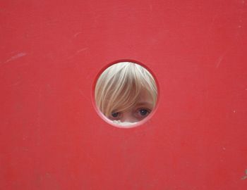 Close-up portrait of a boy